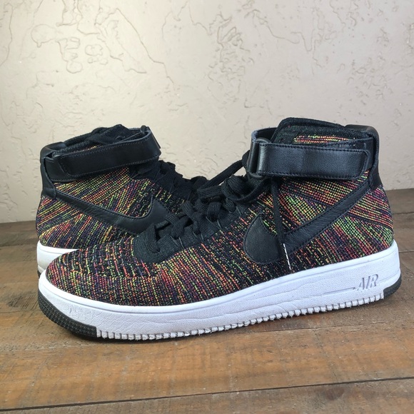 nike air force 1 high flyknit multicolor